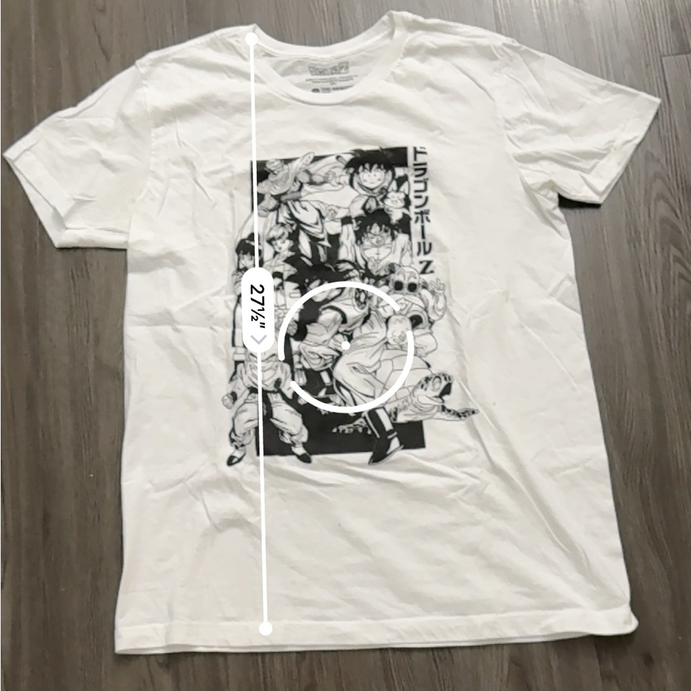 Bundle Lot of 2 Anime Dragon Ball Z Graphic Shirts Size Large - Picture 5 of 12